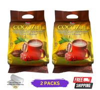 2 Pack DXN Cocozhi Bevanda Al Cacao Con Estratto Di Ganoderma 20 Bustine