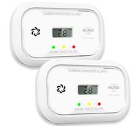 2-Pack ELRO FC5010 Rilevatore di monossido di carbonio con batteria da 10 anni e display - Rilevatore di CO conforme alla norma europea EN50291