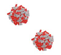 2 Pack Fermaporta Scorrevole Tampone Rotaia Sbucciare Attaccare Il