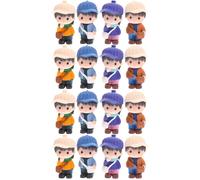 2 Pack Figurina Del Ragazzo Dimensionale Giocattoli Miniatura Arredamento