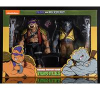 2 PACK Figurine NECA TMNT BEBOP E ROCKSTEADY Collezione Tartarughe Ninja