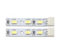 2-Pack FR-4 Pannello luminoso frigorifero per Haier | Realizzato in materiale FR-4, resistente al calore, prestazioni stabili, soluzione di illuminazione di lunga durata