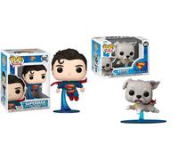 2 Pack Funko Pop Superman + Krypto