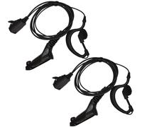 2-Pack G Forma Auricolare Cuffie Ptt Microfono per Motorola Apx Dgp Dp Xir Xpr