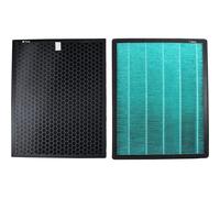 2-Pack Hepa Purificatore D'Aria Filtro W/Carbonio Strato per