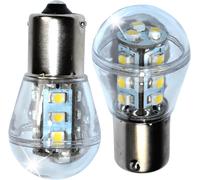 2-Pack HQRP 1.6W BA15s Base 15 LED SMD3528 Lampadina per AD2062R John Deere