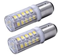 2-Pack HQRP 1157 Luce Bianca 33-LED Lampadine Barca Marina BAY15D 12-24V