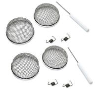 2-Pack HQRP 2.8 " Rv Fornace Sfiato Cover Aviatore Bug Schermo per Camco 42141