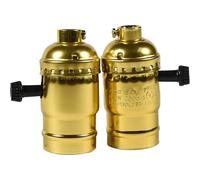 2-Pack HQRP 3-Way Lampada Sostegno E26 Lampadina Presa Luce per Pavimento E da