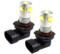 2-Pack HQRP 9005 HB3 H10 LED 5-SMD Lampadina Lampada 12V per Auto Nebbia Guida