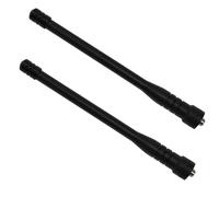 2-Pack HQRP Alto Guadagno Uhf Antenna Telescopica per Motorola C, G, a P Serie