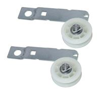 2-Pack HQRP Asciugatrice Puleggia Folle Supporto Montaggio per