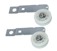 2-Pack HQRP Asciugatrice Puleggia Folle W/Supporto Montaggio per