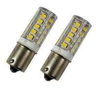 2-Pack HQRP BA15s 33 LED Lampadina per Ge 1057D BP2 26838 142456 1550958 3Ba61