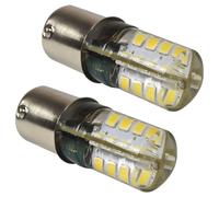 2-Pack HQRP BA15s Base 32 LED Lampadina per 93 1073 1093 1129 1141 1156 Ricambio