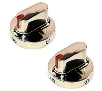 2-Pack HQRP Bruciatore Quadrante Gamma Pomello per Samsung DG64-00347B AP5325363