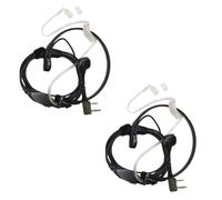 2-Pack HQRP Cuffie Auricolare Ptt Gola Microfono Per Kenwood Perno Xls Freetalk