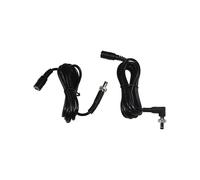 2-Pack HQRP Dc Estensione Cavo Adattatore 5.5x2.1mm Maschio a Femmina Con Blocco