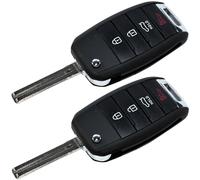 2-Pack HQRP Flip Chiave Fob Keyless Entry Remoto per Kia Anima Optima Sportage