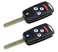 2-Pack HQRP Flip Chiave Fob Keyless per Acura MDX RDX TL Tsx Zdx Honda Accord