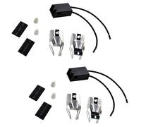 2-Pack HQRP Gamma Top Bruciatore Recipiente Kit per Whirlpool RC Rck Re Serie