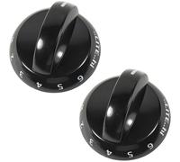 2-Pack HQRP Gamma Top Gas Stufa Valvola Pomello per Frigidaire Cf-Cr Fg Gl TG