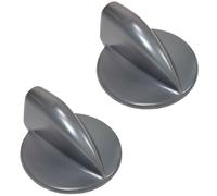 2-Pack HQRP Grigio Duet Lavasciuga Manopola di Controllo per Whirlpool 8182050