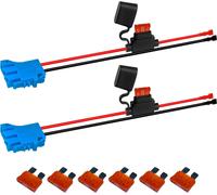 2-Pack HQRP Gruppo Cavi Connettore per Peg-Perego 12V SLA Batteria Bambini Auto