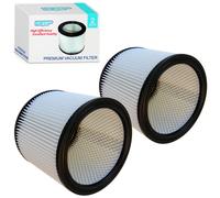 2-Pack HQRP H12 Cartuccia Filtro Per Shop-Vac 903-04-00/903-04 Umido / Dry Vuoto