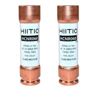2-Pack HQRP HCNR060 60 A 250V Doppio Elemento Temporizzato Fusibile per Bussmann