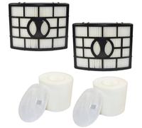 2-Pack HQRP Kit Filtro ( Hepa + Schiuma & Feltro) per Shark NV830 NV650 NV750