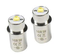 2-Pack HQRP LED Lampadine per Maglite Alogena, LMSA201 LWSA201, Mag-Num Stella