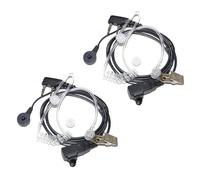 2-Pack HQRP Mani Libere Cuffie per Kenwood TK-3202 TK-3202K TK-3202L TK-3230XLS