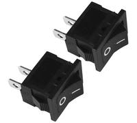 2-Pack HQRP On Off Rocker Interruttore 10A 125V per Frigorifero Umido Secco Mola