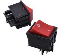 2-Pack HQRP On Off Rocker Interruttore 4-Prong 10A 125V per Kedu HY12, Ul Listed