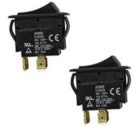 2-Pack HQRP On Off Rocker Interruttore 4-Prong 20A 125V per Kedu HY60E, 2LNC4,