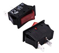 2-Pack HQRP On Off Rosso Rocker Interruttore 16A 125V per Dewalt 5140069-87