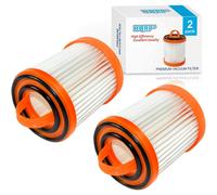 2-Pack HQRP Polvere Coppa Filtro per Electrolux Sanitaire SC Series Del Vuoto