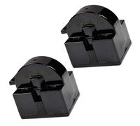 2-Pack HQRP QP2-4.7 Ohm 1-Pin PTC Start Relay per Danby Centri/Coolers