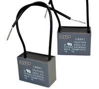 2-Pack HQRP Ricambio Condensatore Motore Per Hampton Bay Fan 20uF 2-Wire CBB61