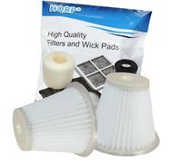 2-Pack HQRP Riutilizzabile Lavabile Filtri Per Black&decker VF100H VF100 WH