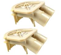2-Pack HQRP Rondella Drenare Pompa per Whirlpool 1C-D 2D-L 3C-X 4C-X 6A-L 7L-T