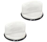 2-Pack HQRP Rondella Timer Controllo Manopola Per Ge WH01X10310 AP3994965