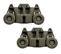 2-Pack HQRP Ruota per Kitchenaid AP5983730 Lavastoviglie Scolapiatti Roller Rack