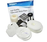 2-Pack HQRP Schiuma & Feltro Kit Filtro Per Shark Razzo Hv ,UV Vuoto Serie