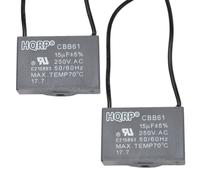 2-Pack HQRP Soffitto Ventola Condensatore Motore CBB61 15uf 2-Wire