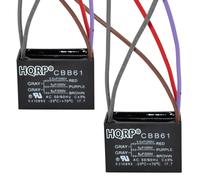 2-Pack HQRP Soffitto Ventola Condensatore Motore CBB61 3.5uf+5uf+6uf 5-Wire