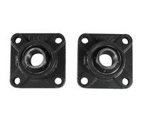 2-Pack HQRP UCF205-16 Cuscino Blocco Cuscinetto 1-inch Foro, 4-Bolt Flangia