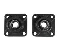 2-Pack HQRP UCF205-16 Cuscino Blocco Cuscinetto 1-inch Foro, 4-Bolt Flangia