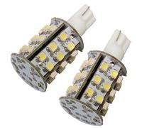 2-Pack HQRP Wedge T10 W5W #194 #168 LED Bulb Bianco Freddo Per Luci Di Targa